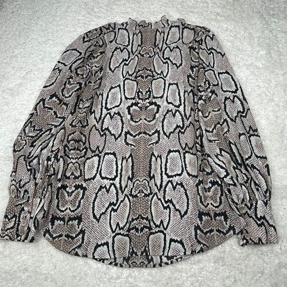 Cabi Serpentine Snakeskin Blouse - Picture 3 of 8